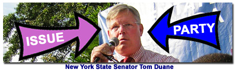  ... GAY STATE SENATOR: DOES PARTY LOYALTY OR MARRIAGE
