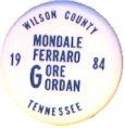 Al Gore for US Senate - Bart Gordon for Congress - 1984