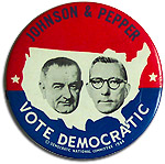 Lyndon Johnson & Claude Pepper - 1964