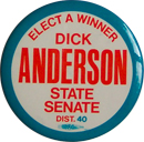 Dick Anderson - Miami Dolphins - for Florida Senate - 1978