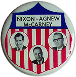 Nixon - Agnew - McCarney - 1968