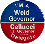 Bill Weld for Governor and Paul Cellucci for Lt Governor 1990